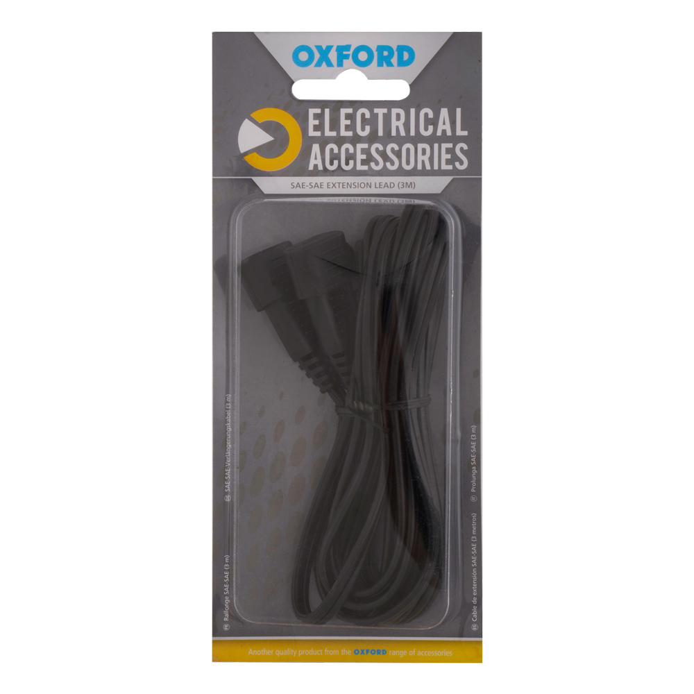 Oxford 3MTR EXTENSION LEAD SAE TO SAE CONNECTOR